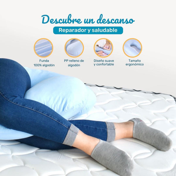 🌟ALMOHADA EMBARAZO PLUS CONFORT ☁️🤰 - Beconfort