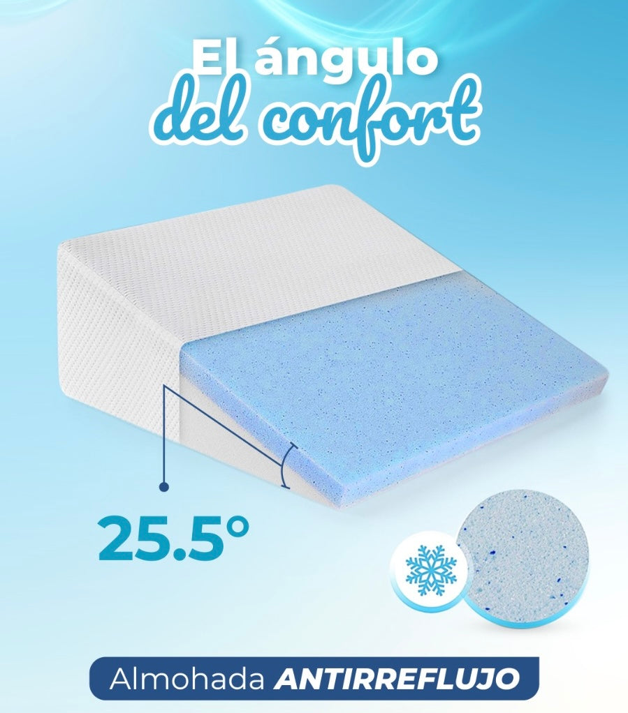 Almohada Antirreflujo Memory Foam💠
