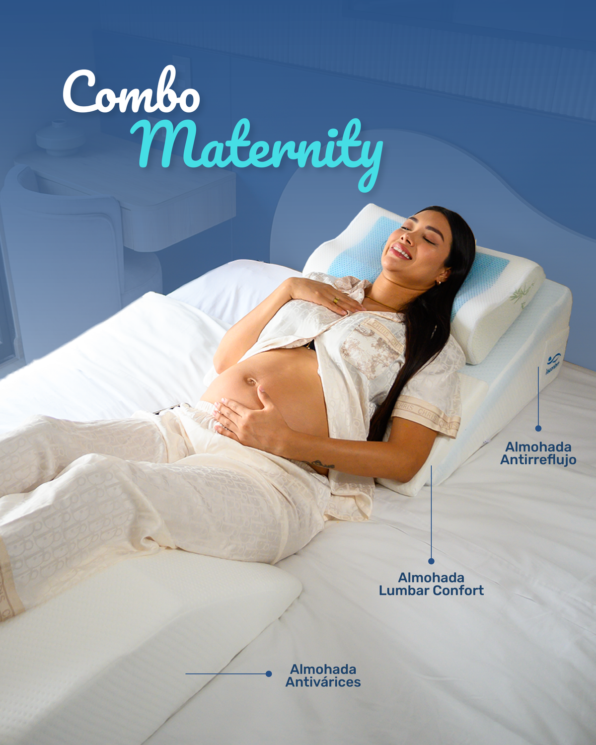 COMBO DE EMBARAZO MANTERNITY 🤰🏻CONFORT 360 ☁️