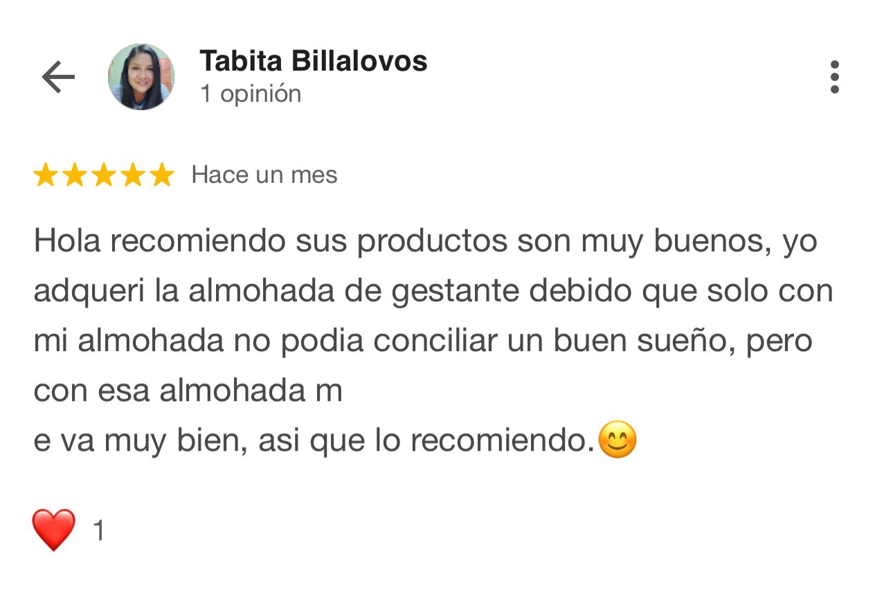 Almohada de Embarazo Plus Confort 🤰🏻☁️