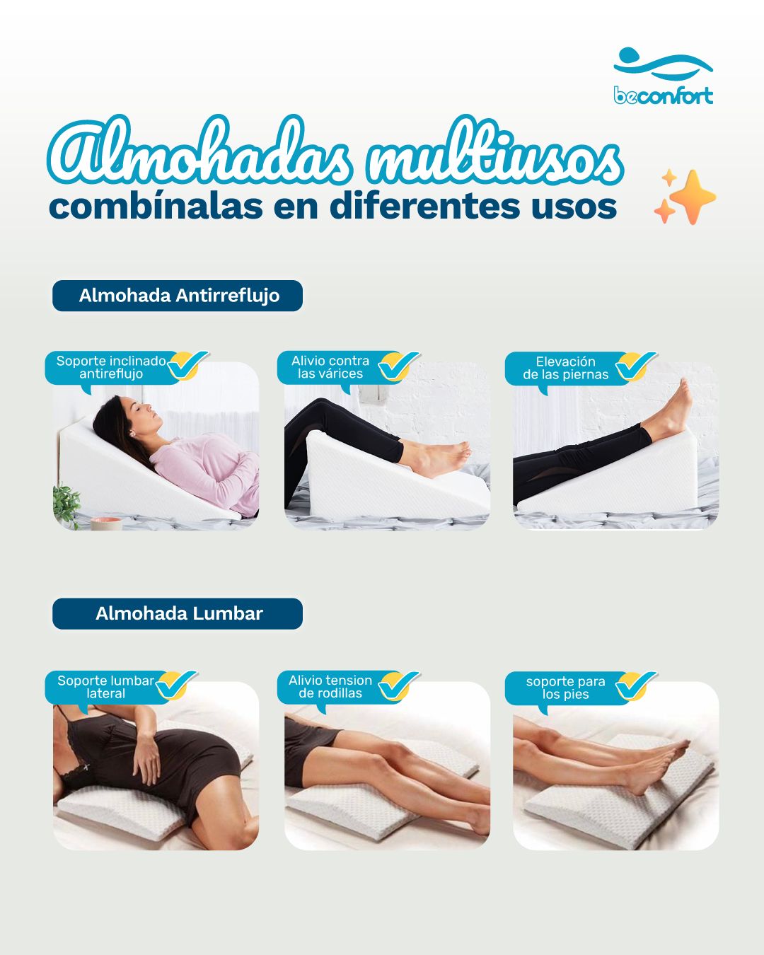 Combo Lumbar Confort Sleep 🌙💚