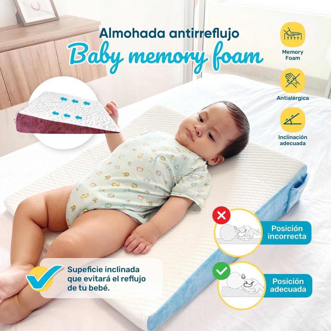 Cojín Antireflujo Baby 👶🏻 Memory Foam