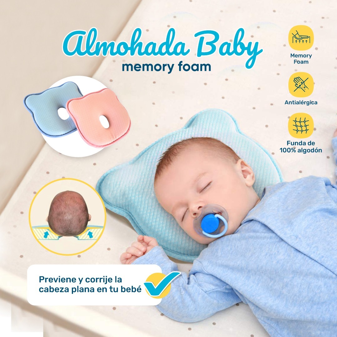 Almohada Memory Foam Baby 👶🏻 – Beconfort