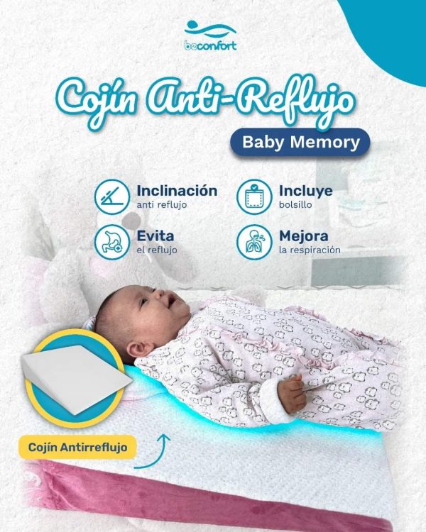 Cojín Antireflujo Baby 👶🏻 Memory Foam
