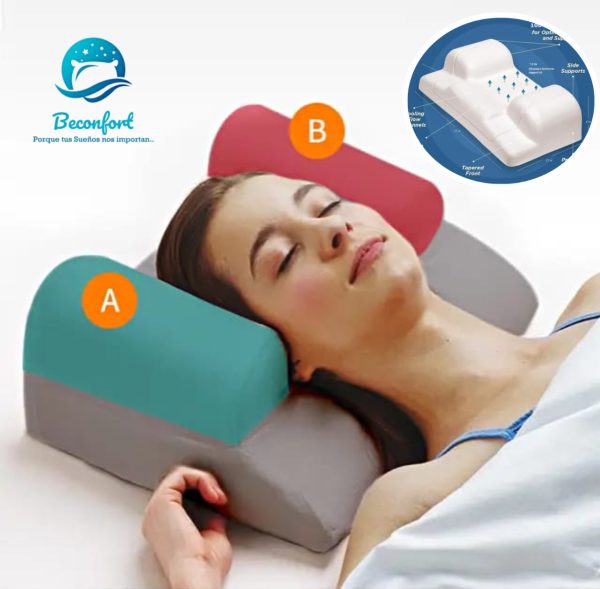 Combo Max Confort Sleep Beauty🍃✨ (1 Almohada Cervical Sleep Beauty + 1 Almohada Antirreflujo) - Imagen 7