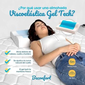 Almohada Cervical Memory Tech 💠 50x30