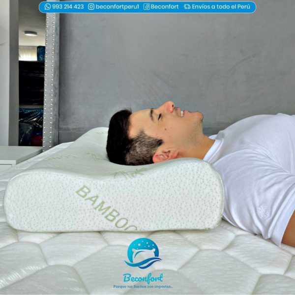 Almohada Memory Foam Bamboo 60x40 🌿 - Imagen 10