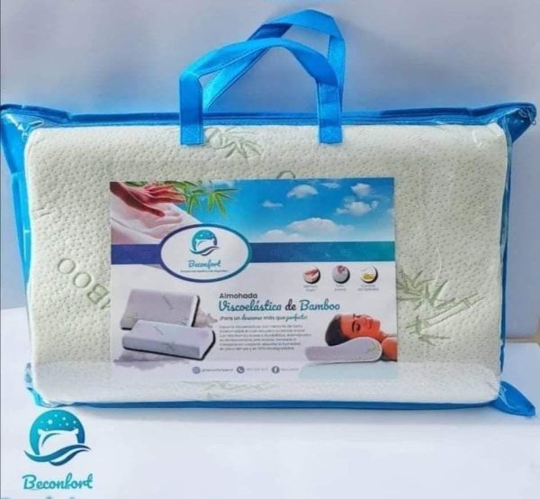 Almohada Memory Foam Bamboo 60x40 🌿 - Imagen 8